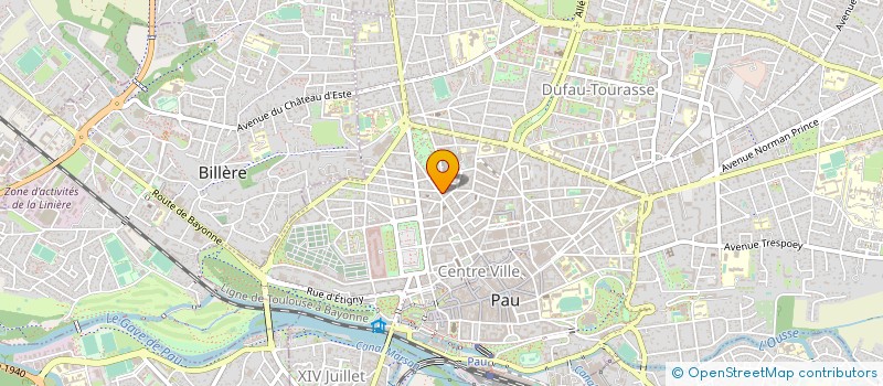 localisation de l'entreprise JEAN MARC CASTEIGT SARL à PAU