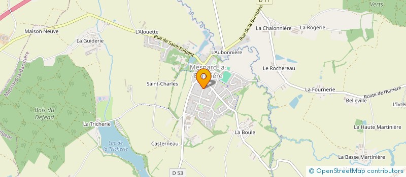localisation de l'entreprise JEAN-MARC DOUTEAU à MESNARD-LA-BAROTIERE
