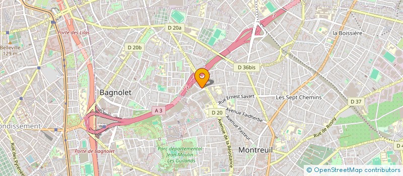 localisation de l'entreprise JEAN MARC IBOS MYRTO VITART à MONTREUIL