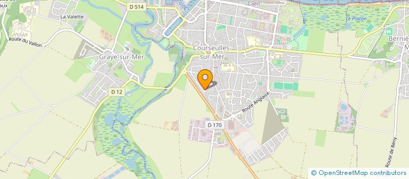 localisation de l'entreprise JEAN MARC LE ROUX  COURSEULLES-SUR-MER