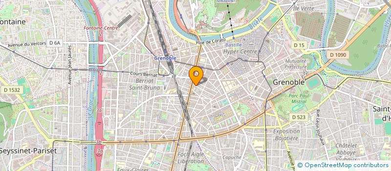 localisation de l'entreprise JEAN-MARC MATHIEU ARCHITECTE à GRENOBLE