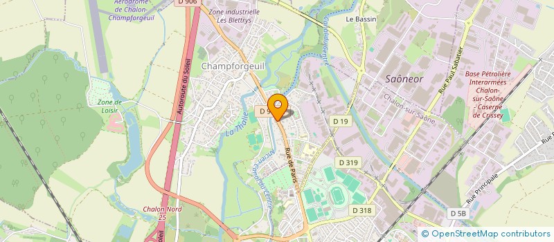 localisation de l'entreprise JEAN MARC RIBOLLET à CHAMPFORGEUIL