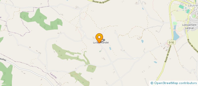 localisation de l'entreprise JEAN MARC SOMPAYRAC  LAUTREC