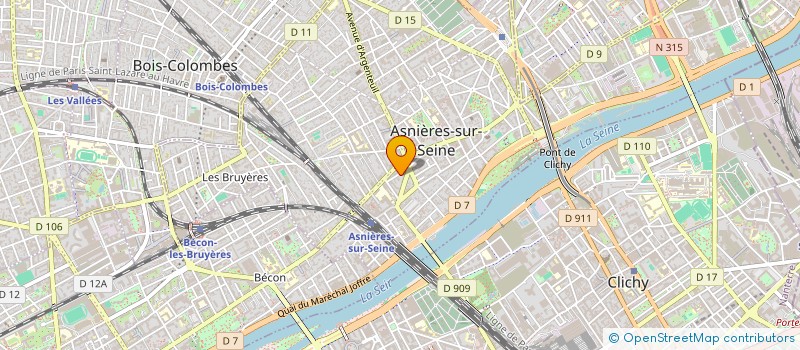 localisation de l'entreprise JEAN-MARC VALLEE SAS  ASNIERES-SUR-SEINE