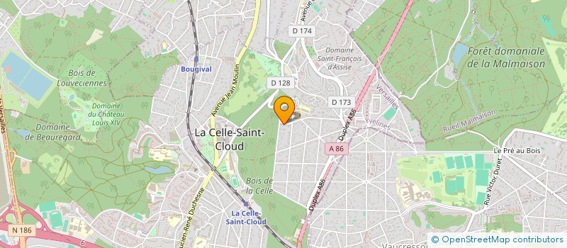 localisation de l'entreprise JEAN MARIDOR  LA CELLE-SAINT-CLOUD