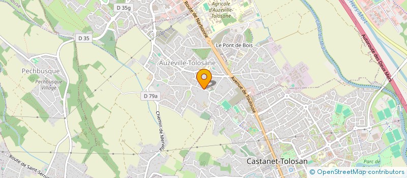 localisation de l'entreprise JEAN-MARIE  AUZEVILLE-TOLOSANE