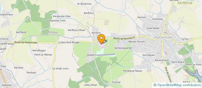 localisation de l'entreprise JEAN-MARIE  PLOBANNALEC-LESCONIL