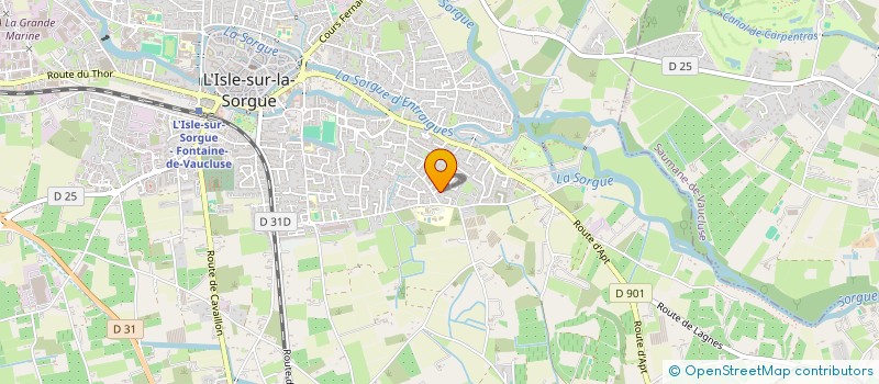 localisation de l'entreprise JEAN-MARIE  L'ISLE-SUR-LA-SORGUE