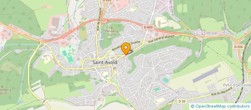 localisation de l'entreprise JEAN-MARIE  SAINT-AVOLD