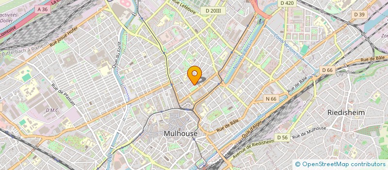 localisation de l'entreprise JEAN-MARIE BOCKEL CONSULTANT  MULHOUSE