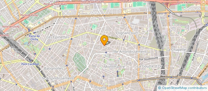 localisation de l'entreprise JEAN MARIE MENARD SARL à PARIS