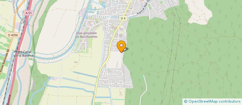 localisation de l'entreprise JEAN MARIE MORETTI  ORAISON