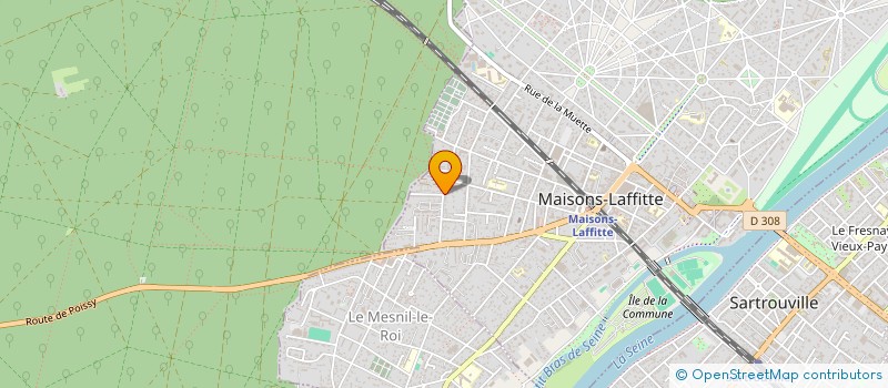 localisation de l'entreprise JEAN MARIE SALAT-PHILIPPE ADRIEN SARFATI  MAISONS-LAFFITTE