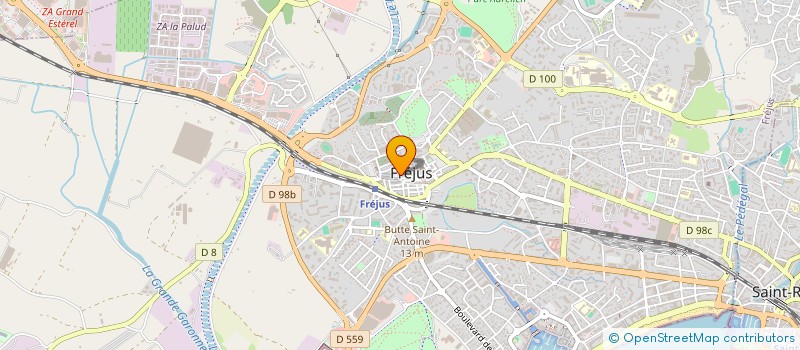 localisation de l'entreprise JEAN MARIE TREUIL SARL à FREJUS
