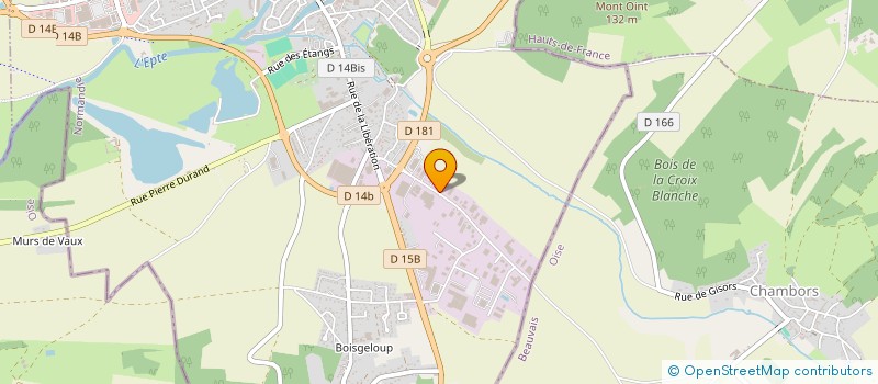 localisation de l'entreprise JEAN MARIN NAUTIC à GISORS
