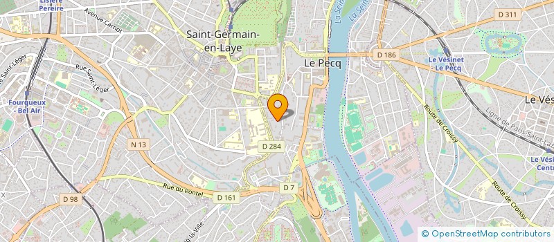 localisation de l'entreprise JEAN-MAURICE POITEVIN  LE PECQ