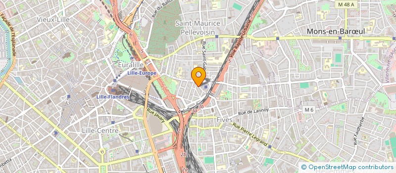 localisation de l'entreprise JEAN MAUROIS ET FILS à LILLE
