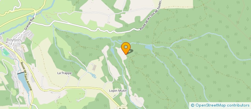 localisation de l'entreprise JEAN MAX FOCH  ROYBON