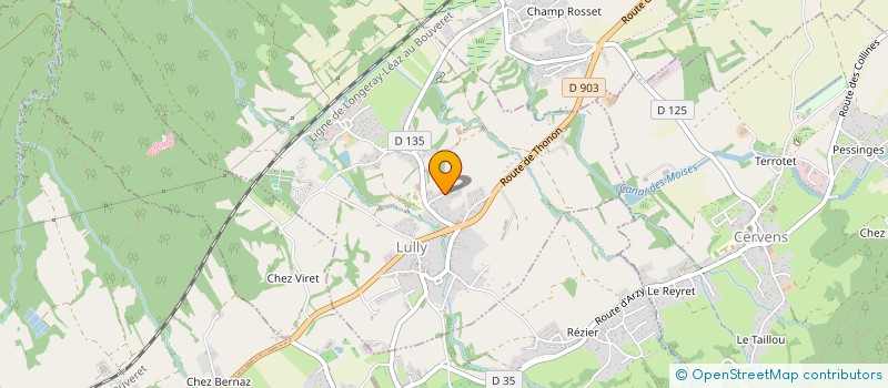 localisation de l'entreprise JEAN MENDES  LULLY