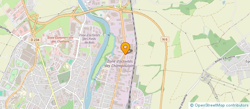 localisation de l'entreprise JEAN MERMOZ à AUXERRE