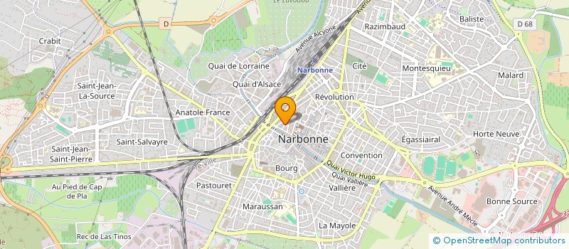 localisation de l'entreprise JEAN MICHEL à NARBONNE