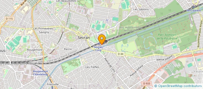 localisation de l'entreprise JEAN MICHEL CAVADA à SEVRAN