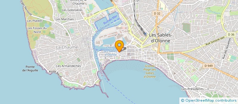 localisation de l'entreprise JEAN-MICHEL JONCHERAY LSSA SARL à LES SABLES D'OLONNE