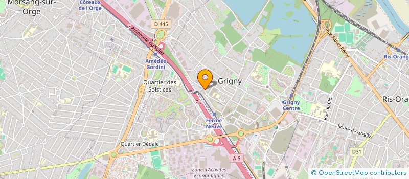 localisation de l'entreprise JEAN MICHEL LHUER  GRIGNY