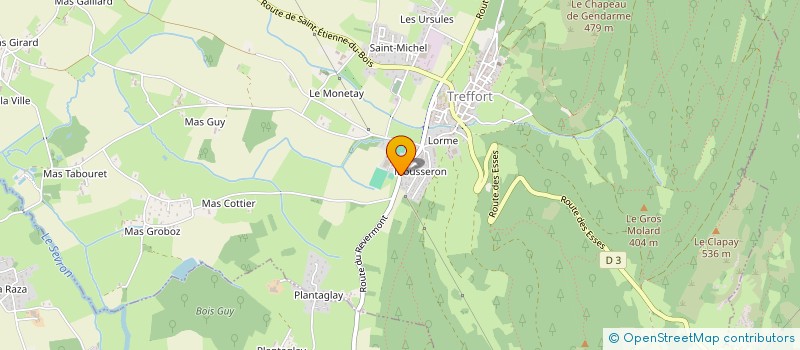 localisation de l'entreprise JEAN-MICHEL MATHIEU ET NICOLAS PONS, NOTAIRES ASSOCIES à VAL-REVERMONT