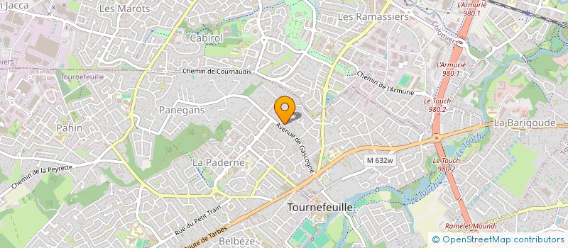 localisation de l'entreprise JEAN-MICHEL PALLISER  TOURNEFEUILLE