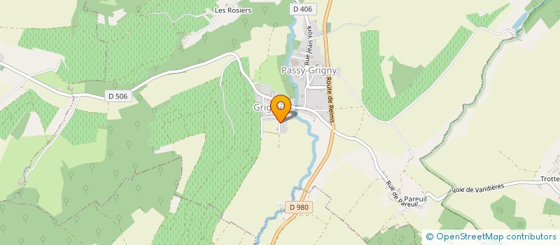 localisation de l'entreprise JEAN-MICHEL PELLETIER  PASSY-GRIGNY