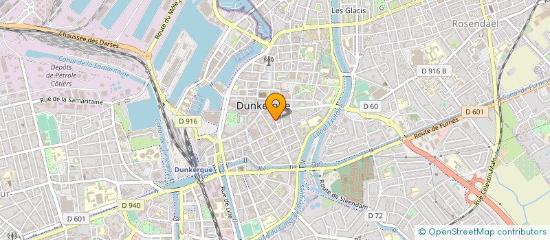 localisation de l'entreprise JEAN-MICHEL ROUSSEL, DOROTHEE LENOIRE, SEBASTIEN LEUCCI ET FLORIAN ALDERWEIRELD, NOTAIRES ASSOCIES D'UNE SOCIETE CIVILE à DUNKERQUE