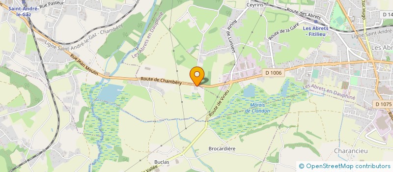 localisation de l'entreprise JEAN MICHEL SANDRA BOULLOUD TAXI  SAINT-ANDRE-LE-GAZ