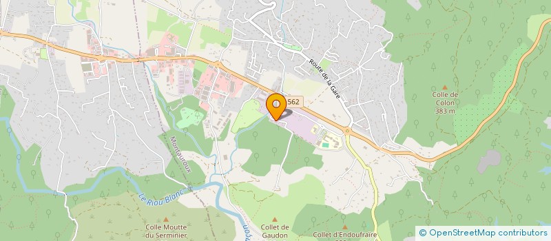 localisation de l'entreprise JEAN MICHEL TRANSPORTS  MONTAUROUX