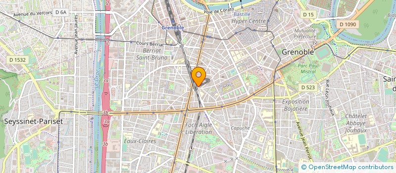 localisation de l'entreprise JEAN-MICHEL VELO à GRENOBLE