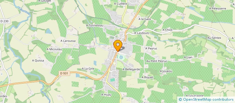 localisation de l'entreprise JEAN MORELLO SARL à GONDRIN