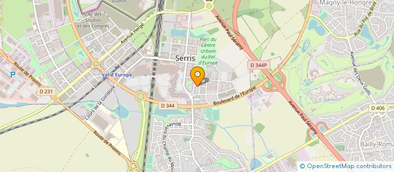 localisation de l'entreprise JEAN MOULIN  SERRIS