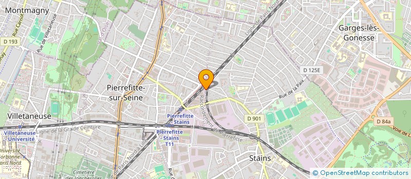 localisation de l'entreprise JEAN PASCAL à PIERREFITTE-SUR-SEINE