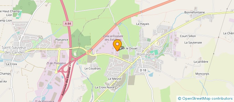 localisation de l'entreprise JEAN PATRICK  ROMAGNE