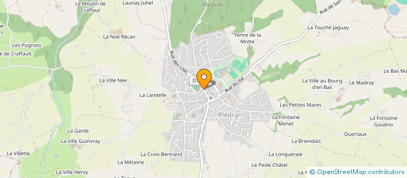 localisation de l'entreprise JEAN PAUL BRIEND  PLEDRAN