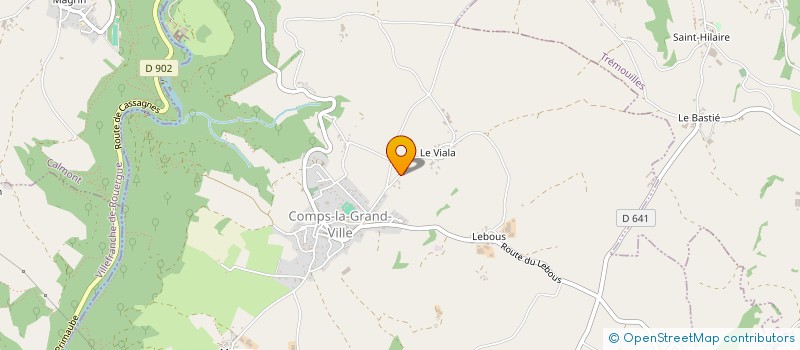 localisation de l'entreprise JEAN-PAUL CAMMAS  COMPS-LA-GRAND-VILLE