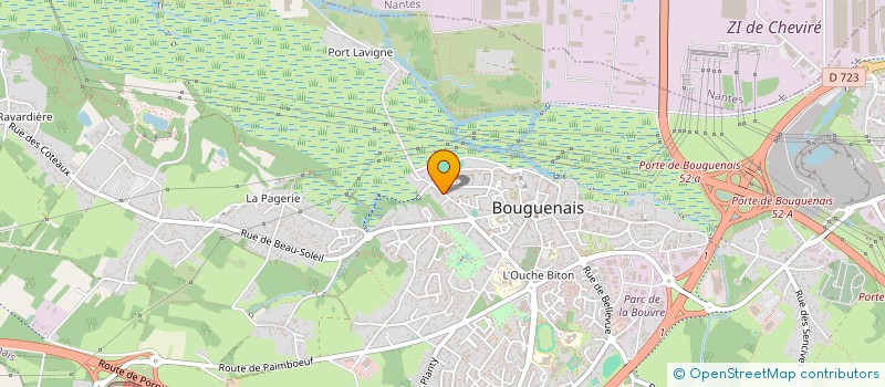 localisation de l'entreprise JEAN-PAUL DUBOT à BOUGUENAIS