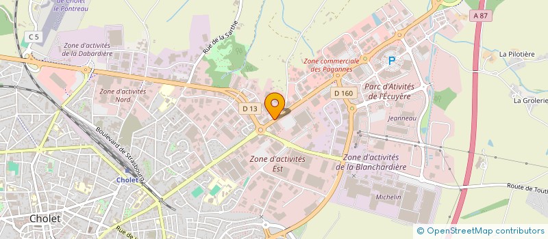 localisation de l'entreprise JEAN-PAUL ET DANIEL CHUPIN à CHOLET