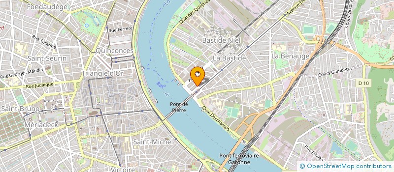 localisation de l'entreprise JEAN PAUL ET JEAN LOUIS SUDRE à BORDEAUX