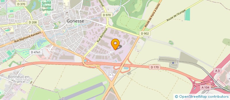 localisation de l'entreprise JEAN PAUL FOSSET TRANSPORTS  GONESSE