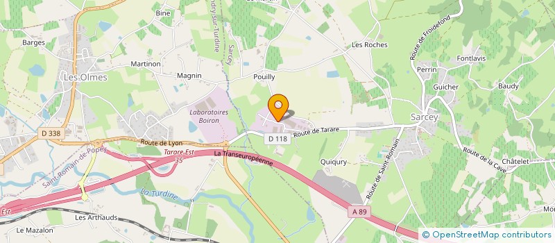 localisation de l'entreprise JEAN PAUL GOTTE SA à SARCEY