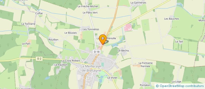 localisation de l'entreprise JEAN-PAUL MARTIN  LA MEILLERAYE-DE-BRETAGNE