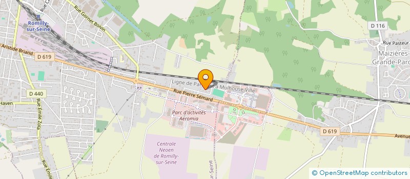 localisation de l'entreprise JEAN PAUL PAGEAU ET COMPAGNIE à ROMILLY-SUR-SEINE