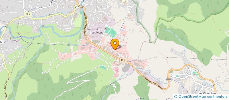 localisation de l'entreprise JEAN PAUL SERRE AUTO CONTROLE  PRIVAS