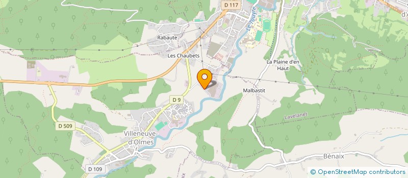 localisation de l'entreprise JEAN-PAUL SERRES à VILLENEUVE D'OLMES